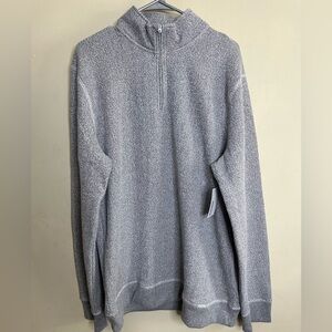 Sonoma Pullover Mens Supersoft Mockneck Sweater Fleece XL Tall